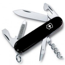 Складаний ніж Victorinox Sportsman 84 мм 13 функцій Чорний (0.3803.3)