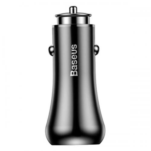 Автомобільний зарядний пристрій Baseus CCALL-GC01 Gentry series Dual-U QC3.0 18W 2хUSB (29364875) Автомобільний зарядний пристрій Baseus CCALL-GC01 Gentry series Dual-U QC3.0 18W 2хUSB (29364875)