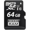 Карта пам'яті GoodRam microSDXC 64GB Class 10 UHS I (M1AA-0640R12) + SD адаптер (6475884)