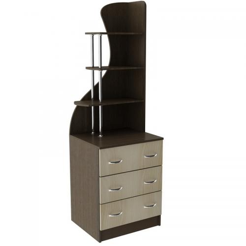 Комод із надбудовою Тиса Мебель К-63 Венге Дуб молочний 183x47x60 см Комод із надбудовою Тиса Мебель К-63 Венге Дуб молочний 183x47x60 см