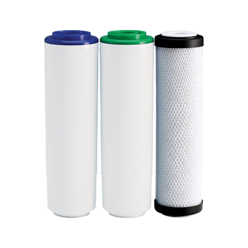 Покращений комплект картриджів для потрійних фільтрів Ecosoft (CRV3ECO)