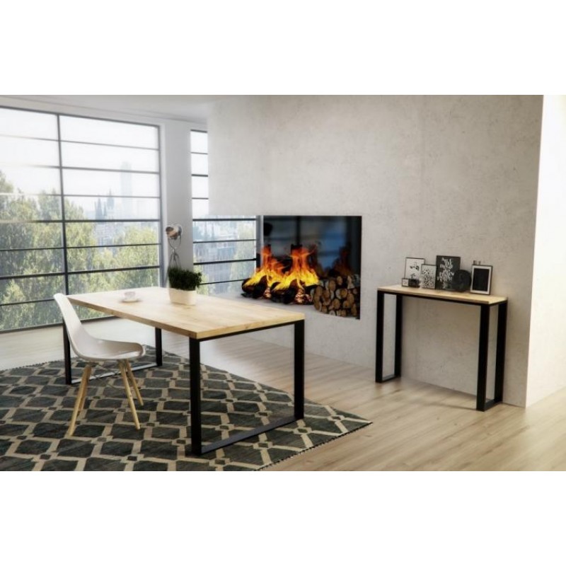 Обідній стіл у стилі Loft NS-1120 780x1800x800 мм Черный