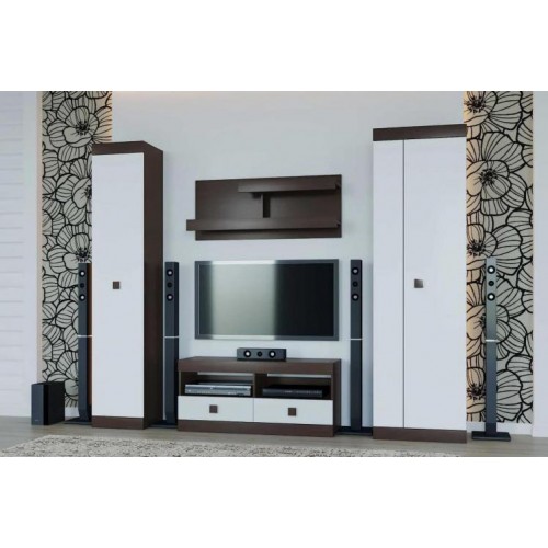 Вітальня Соната 2 Еверест венге + білий Вітальня Соната 2 Еверест венге + білий