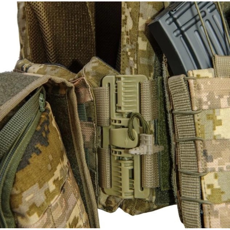 Плитоноска з підсумками без плит No Brand One Size Піксель (2013918643)