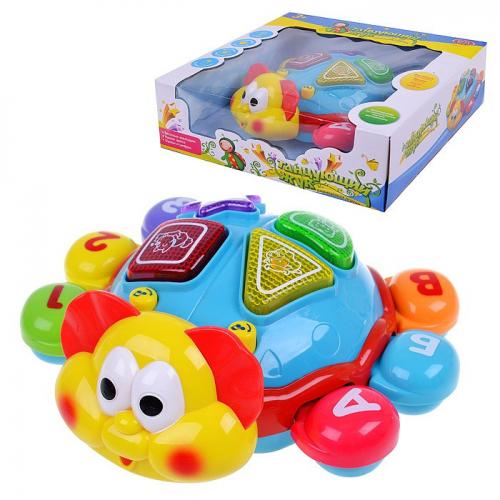 Розвиваюча іграшка Limo Toy Танцюючий жук 25х25х10 см Різнокольоровий (7013) Розвиваюча іграшка Limo Toy Танцюючий жук 25х25х10 см Різнокольоровий (7013)