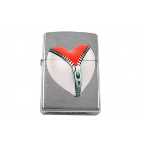 Запальничка бензинова Zippo ZIP HEART EBONY (28327) Запальничка бензинова Zippo ZIP HEART EBONY (28327)