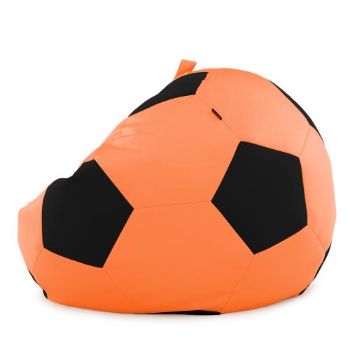 Крісло мішок М'яч Оксфорд 120см Студія Комфорту Великий Помаранчевий + Чорний Крісло мішок М'яч Оксфорд 120см Студія Комфорту Великий Помаранчевий + Чорний