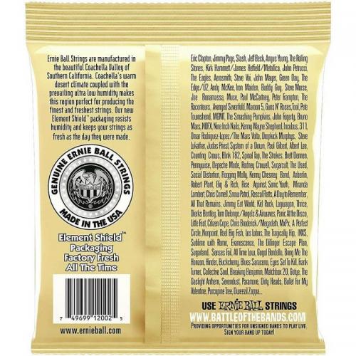 Струни для акустичної гітари 6 шт Ernie Ball 2002 Earthwood Medium Acoustic 80/20 Bronze 13/56 Струни для акустичної гітари 6 шт Ernie Ball 2002 Earthwood Medium Acoustic 80/20 Bronze 13/56