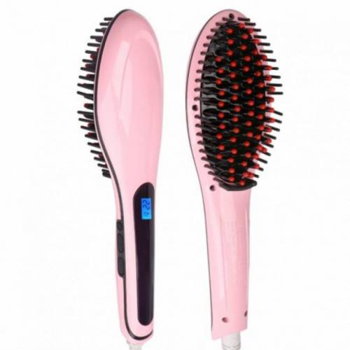 Гребінець випрямляч для укладання волосся електричний Fast Hair Straightener HQT-906