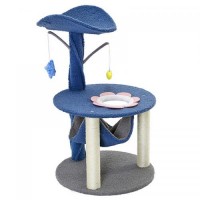 Когтеточка Hoopet 20T0230ML0043 ганчірка з іграшками 43.5*43.5*70 см для котів Когтеточка Hoopet 20T0230ML0043 ганчірка з іграшками 43.5*43.5*70 см для котів