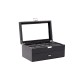 Скринька для зберігання годинників Craft 24PU.CARB.BL Чорний (24PU.CARB.BL)