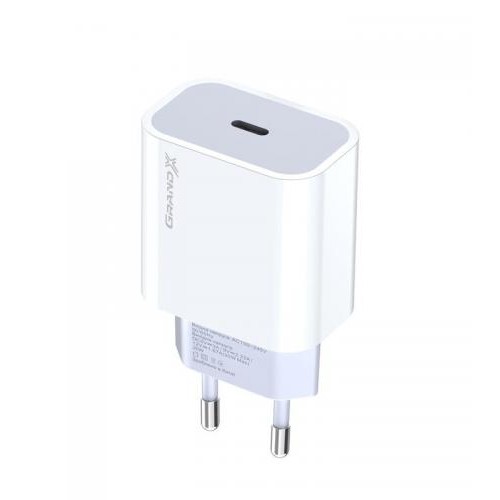 Зарядний пристрій Grand-X (1xUSB-C 20W) QC4.0, PD 3.0, FCP, AFC White (CH-770) Зарядний пристрій Grand-X (1xUSB-C 20W) QC4.0, PD 3.0, FCP, AFC White (CH-770)