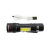 Ручний ліхтар X-BALOG BL-520-T6+COB zoom microUSB 3 режими