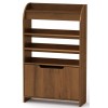 Тумба для взуття з відкритими полицями Компанит ТО 14 70х25х114,2 см горіх