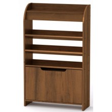 Тумба для взуття з відкритими полицями Компанит ТО 14 70х25х114,2 см горіх