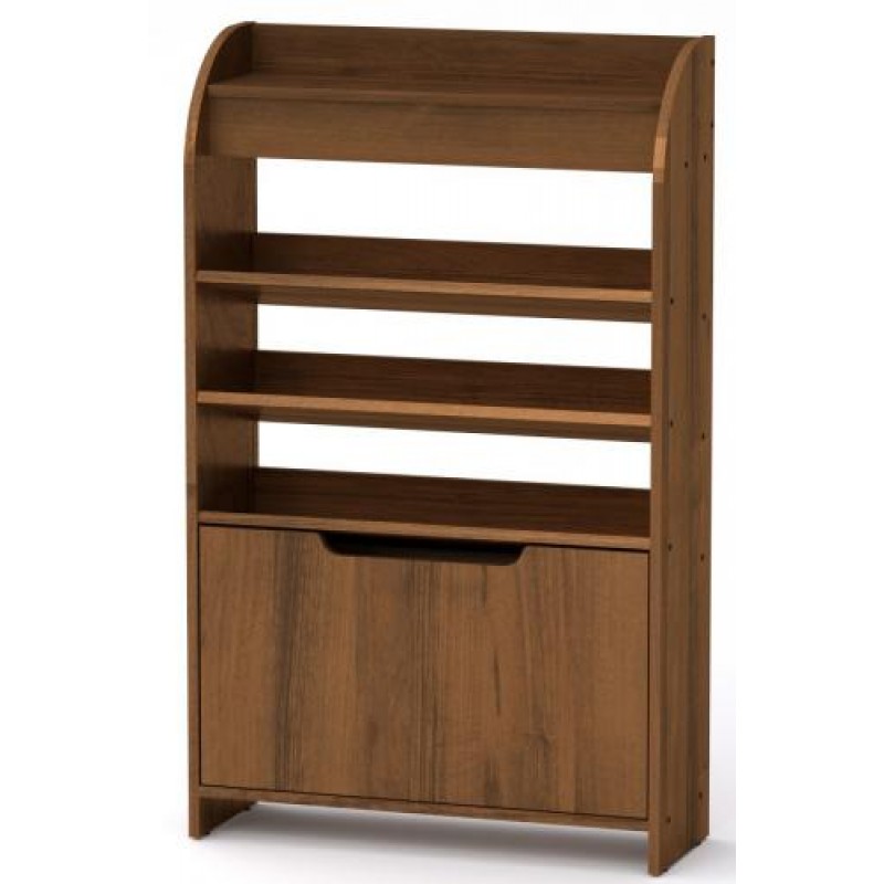 Тумба для взуття з відкритими полицями Компанит ТО 14 70х25х114,2 см горіх