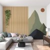 Декоративна рейка стінова 160*23*3000мм (D) SW-00001539 Sticker Wall Світло-коричнева