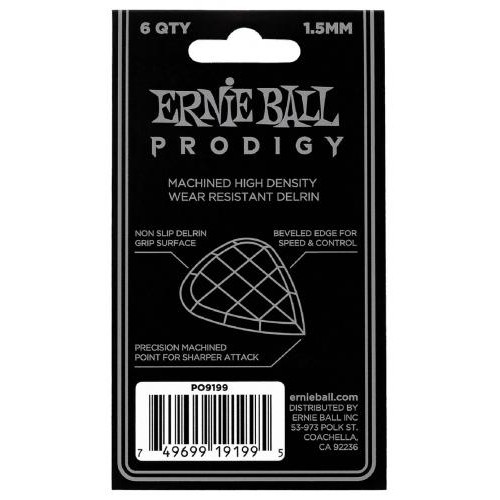 Медіатори Ernie Ball 9199 Prodigy Player Pack 1.5 mm (6 шт.) Медіатори Ernie Ball 9199 Prodigy Player Pack 1.5 mm (6 шт.)