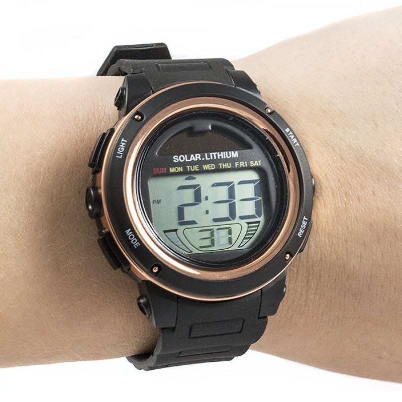 Чоловічий спортивний годинник Skmei 1096 із сонячною батареєю