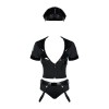 Еротичний костюм поліцейського Obsessive Police set S/M, black, топ, шорти, кепка, пояс, портупея в інтернет супермаркеті PbayMarket!