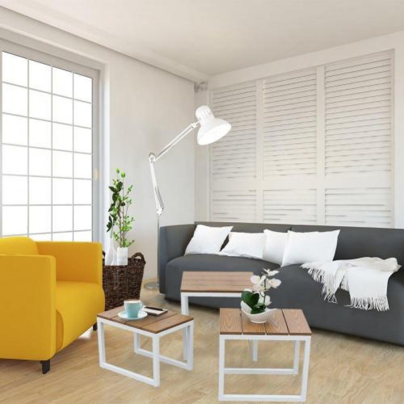 Комплект журнальних столиків у стилі Loft NS-305 450x420x420 мм Белый