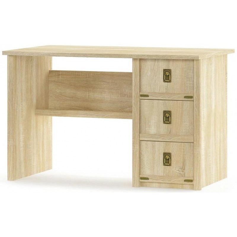 Стіл-тумба письмовий Меблі Сервіс Валенсія 3Ш дуб самоа