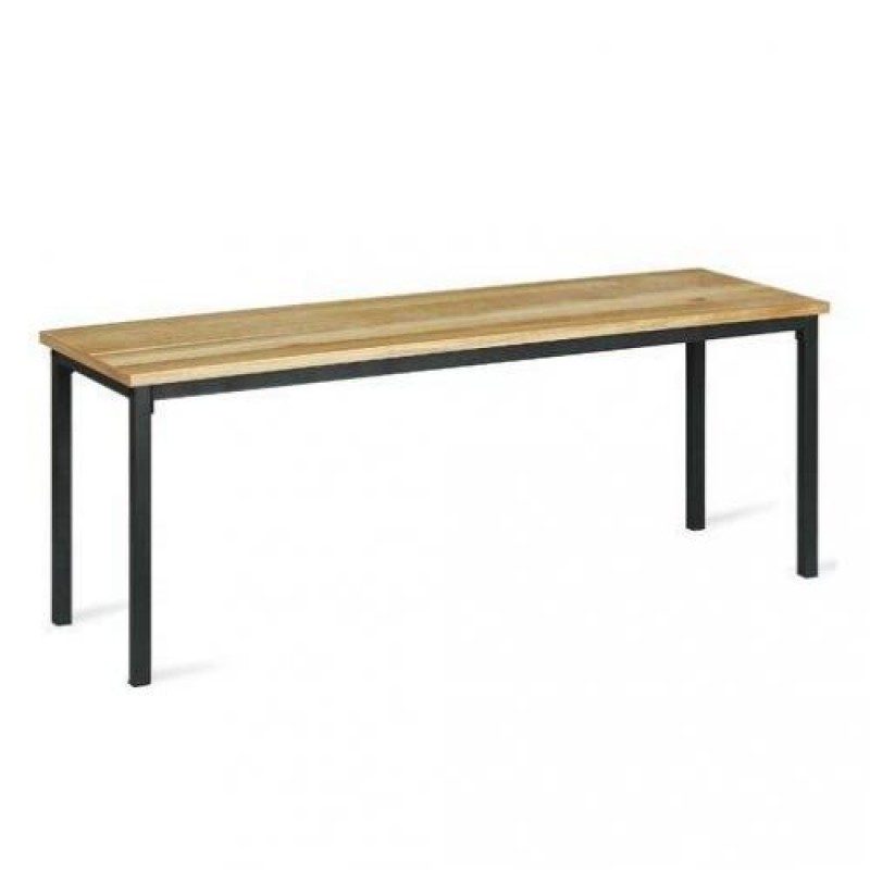 Обідня лава в стилі Loft NS-1089 480x1300x320 мм Черный