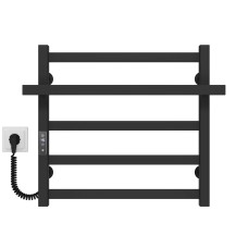 Рушникосушарка електрична Nicolе П5 500х500 Deffi Чорний JD04 (A.NI.50.50.5.E.B.L.2)