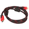 Кабель для підключення електроніки SCAN HDMI - HDMI FULL HD 1.5 м Red