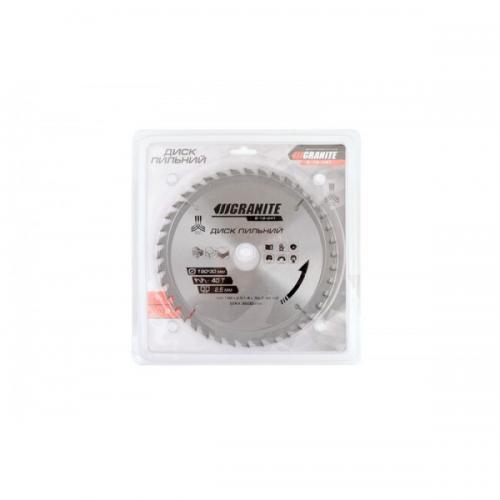 Диск пильний GRANITE для дерева з твердосплавними напайками 190х30х40Т 8500 об/хв 5-19-041 Диск пильний GRANITE для дерева з твердосплавними напайками 190х30х40Т 8500 об/хв 5-19-041