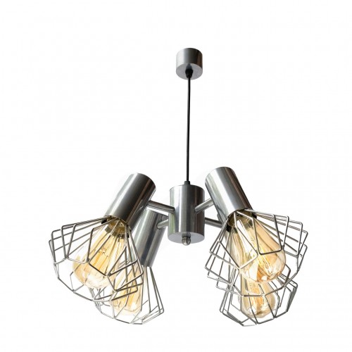 Люстра підвісна MSK Electric Diadem на чотири плафони Е27 NL 22153-4 CR хром Люстра підвісна MSK Electric Diadem на чотири плафони Е27 NL 22153-4 CR хром