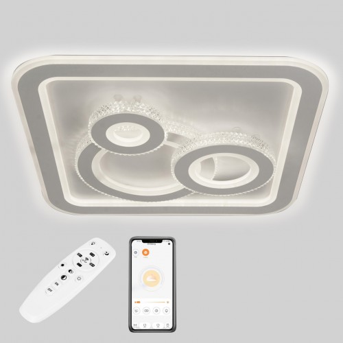 Стельова LED люстра Sunlight 6202/500 Белый