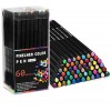 Набір кольорових лінерів Worison 60 кольорів професійний набір для скетчів в інтернет супермаркеті PbayMarket!