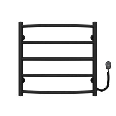 Рушникосушарка електрична Класік П5 500х500 Deffi Чорний EF16 (C.DK.50.50.5.E.B.R.5)