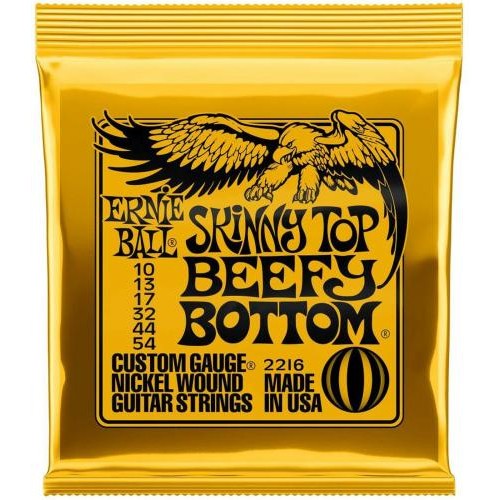 Струни для електрогітари Ernie Ball 2216 Skinny Top Beefy Bottom Nickel Wound 10/54 Струни для електрогітари Ernie Ball 2216 Skinny Top Beefy Bottom Nickel Wound 10/54