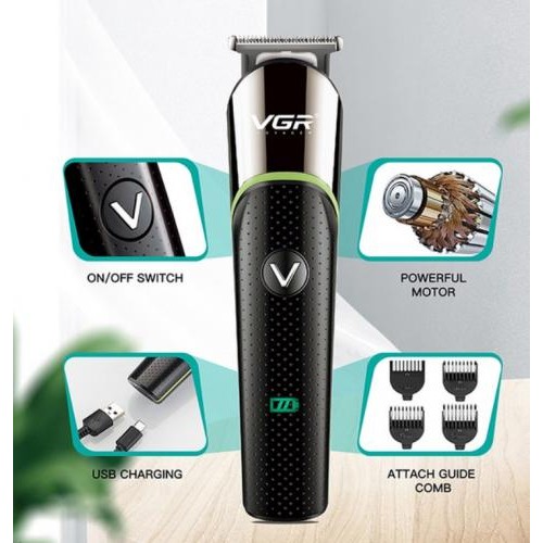 Машинка для стрижки VGR V-191 500 mAh 5 Вт Чорний (2390000053) Машинка для стрижки VGR V-191 500 mAh 5 Вт Чорний (2390000053)