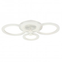 Стельова LED люстра Sunlight 5333/2+2 R білий