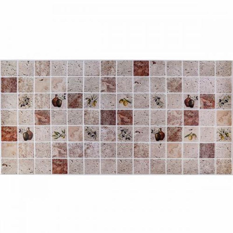 Декоративна ПВХ панель Sticker Wall 960x480x4 мм Різнокольоровий (D) SW-00002478