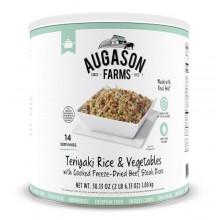 Рис теріяки з овочами та шматочками яловичини Augason Farms 14 порцій (101115)