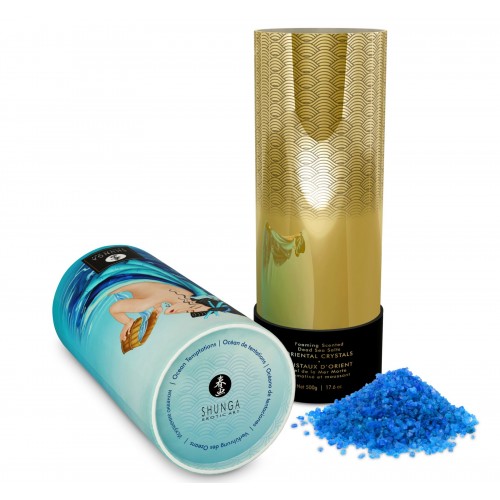 Пінлива сіль для ванни Shunga Dead Sea salt Oriental Crystals — Ocean Temptations (500 г), сіль Мерт в інтернет супермаркеті PbayMarket!