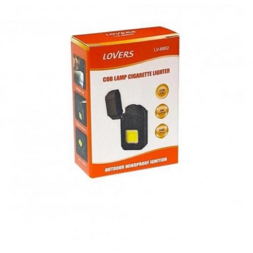 Запальничка акумуляторна спіральна Tiki Lovers USB 2в1 + кишеньковий LED ліхтарик COB LOVERS LV-6002 (9075) Запальничка акумуляторна спіральна Tiki Lovers USB 2в1 + кишеньковий LED ліхтарик COB LOVERS LV-6002 (9075)