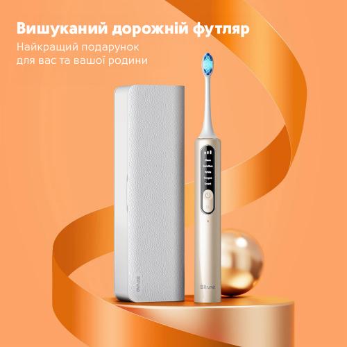 Електрична зубна щітка з футляром Bitvae S3 Smart 4 насадки White Електрична зубна щітка з футляром Bitvae S3 Smart 4 насадки White