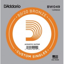 Струна D'Addario BW049 80/20 Bronze .049