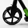 Самокат двоколісний складаний амортизатор Best Scooter PU колеса 100 кг Black and green (105427)
