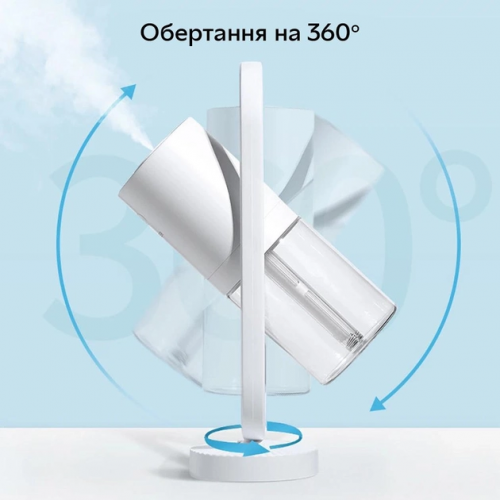 Зволожувач повітря портативний Humidifier з іонізацією аромадифузор електричний Білий (STB-J1240)