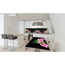 Наклейка вінілова на стіл Zatarga «Рожевий Гібіскус» 650х1200 мм Z180723/1st