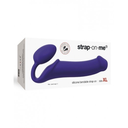 Безремінний страпон Strap-On-Me Violet XL, повністю регульований, діаметр 4,5 см в інтернет супермаркеті PbayMarket!