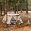 Намет чотиримісний з навісом Naturehike CNH22ZP029 Світло-коричневий (2329007920)