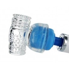 Чоловіча насадка Miracle Tube Sleeve на вібромасажер Hitachi Magic Wand Massager (hub_meoG71168)