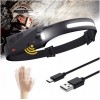 Потужний ліхтар із покращеним акумулятором SUNROZ 10W W689-3 1500 mAh 3xCOB+XPE 1000LM USB Type-C IPX4 Чорний
